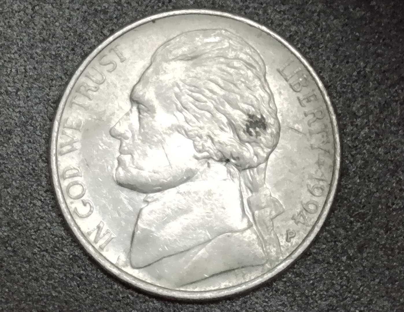 1994-P-Jefferson-Nickel-Clad-Error